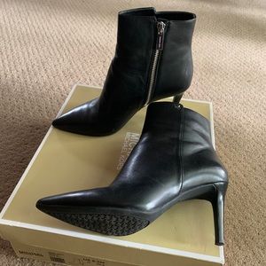 Michal Kors black ankle boots